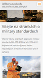 Mobile Screenshot of milstd.cz